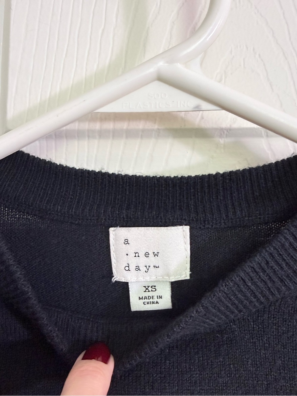 a new day Black Crewneck Sweater - Picture 2 of 3